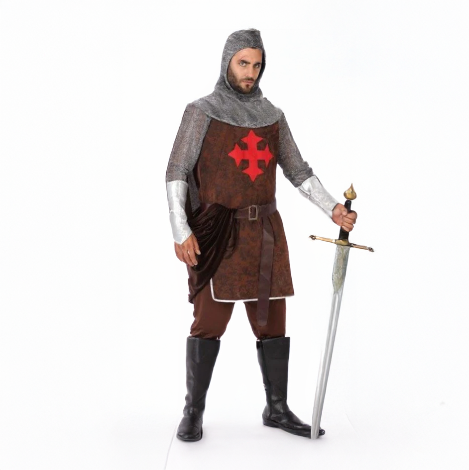 Bandeau de chevalier médiéval, couronne de roi Viking, déguisement d'halloween, accessoire LARP, couvre-chef de gladiateur de guerrier romain ancien  200000532