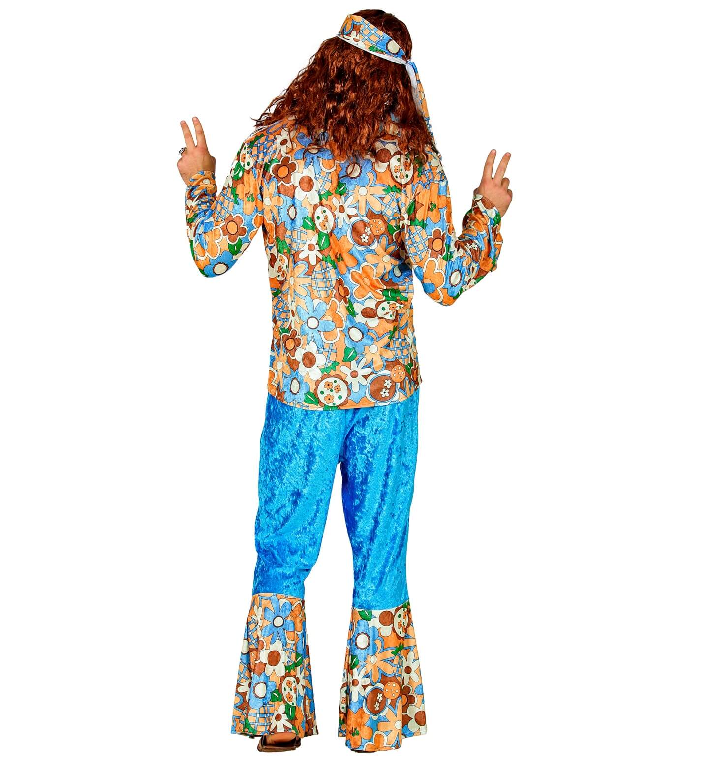 Disfraz XL de Hippie Turquesa hombre I Don Disfraz