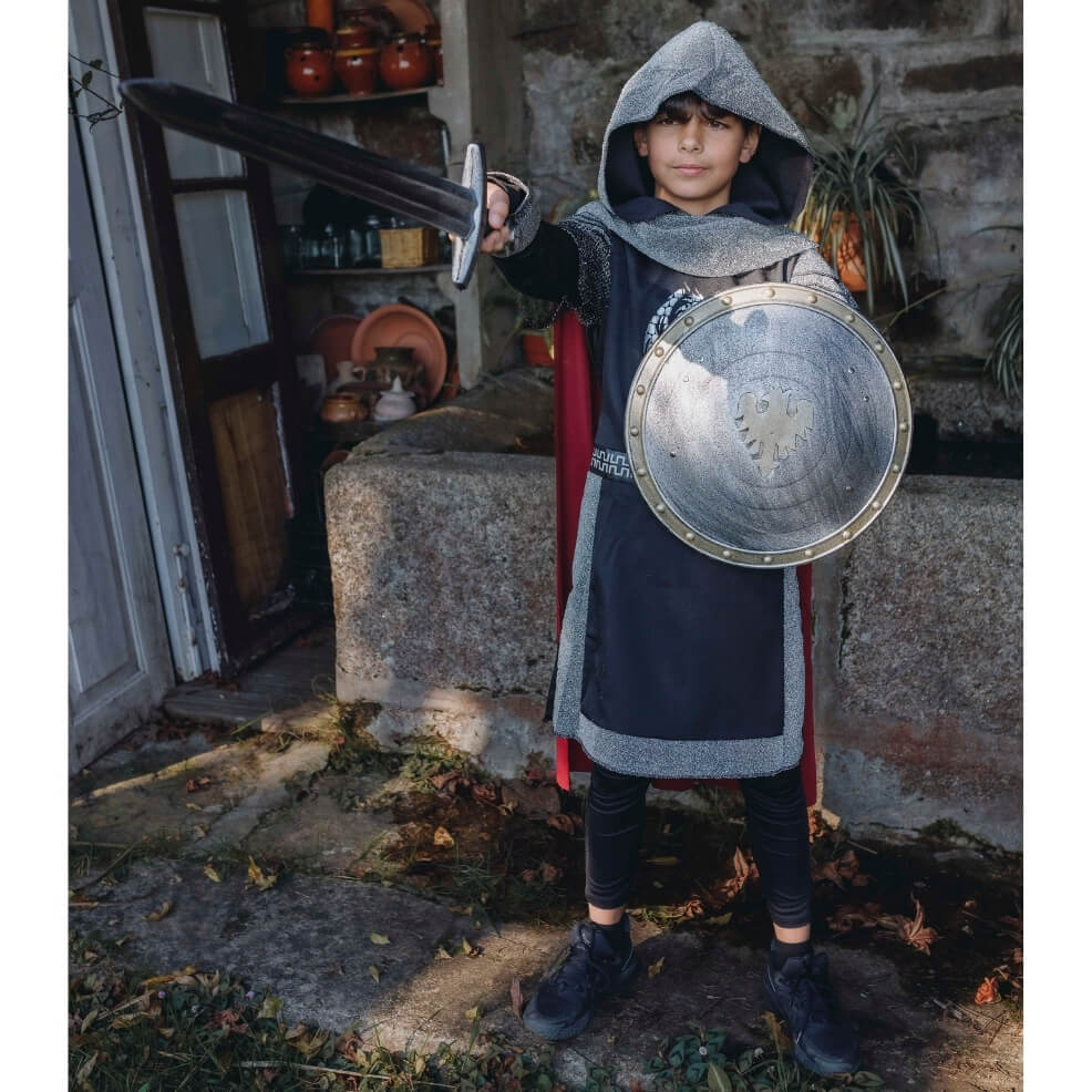 Déguisement de Chevalier Médiéval Sombre pour enfant