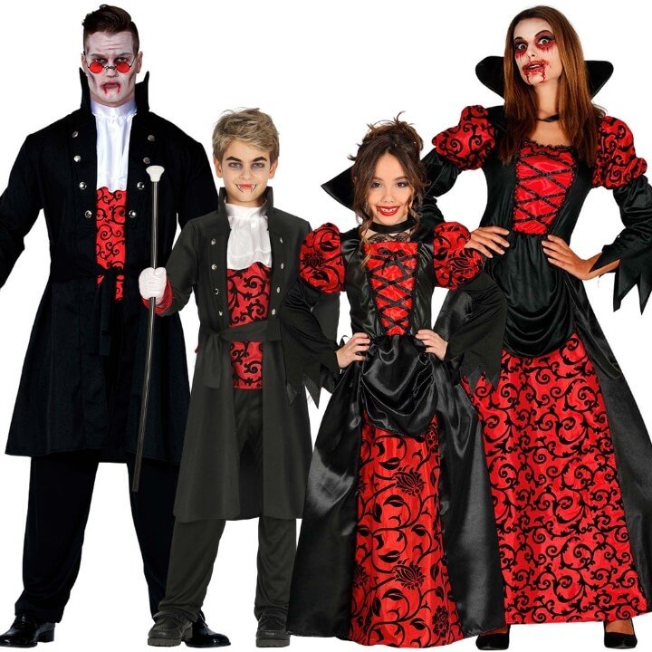 Déguisements de groupe Vampires