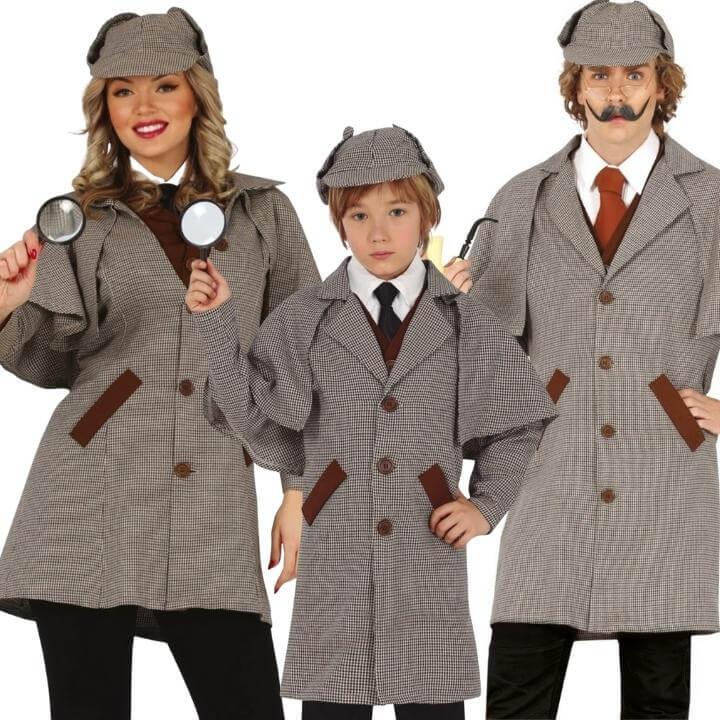 Déguisements de groupe Sherlock Holmes