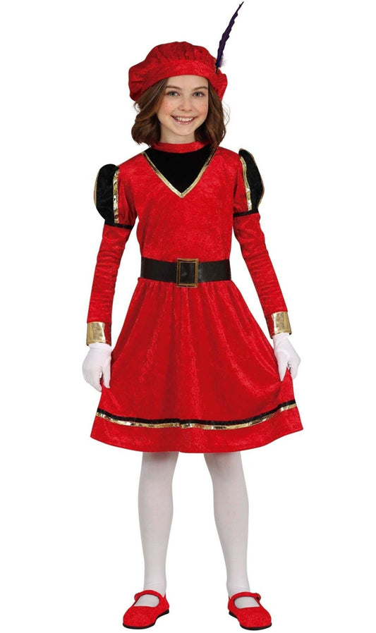 Déguisements de groupe Pages Royales Rouges