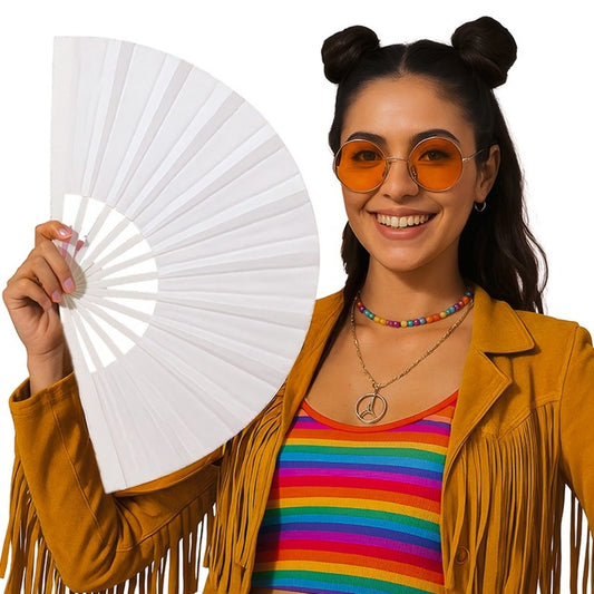 Éventail Blanc Grand