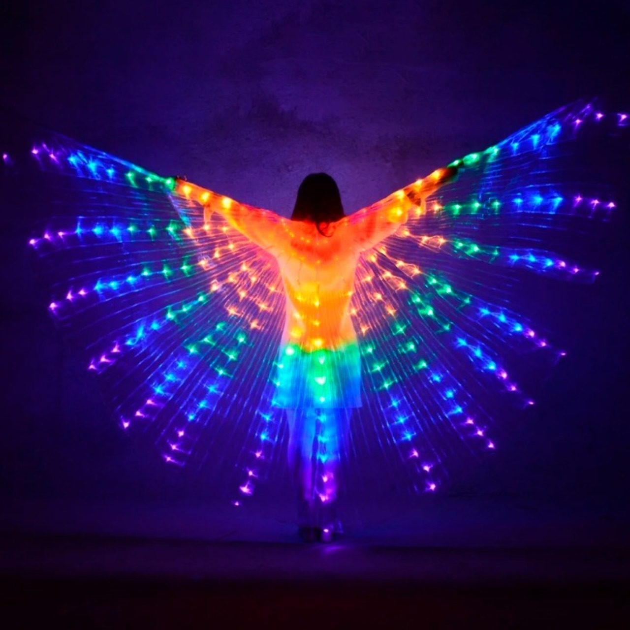 Ailes d'Isis Géantes Lumières pour mariées et mariages