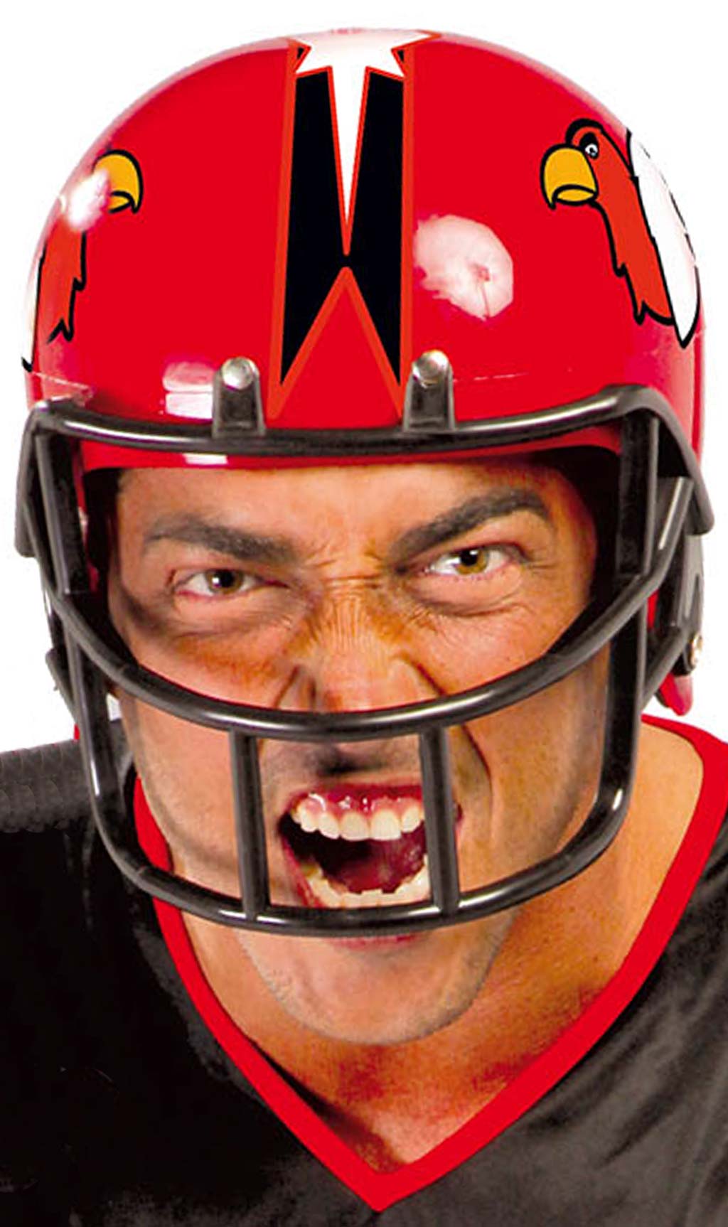 Casque de Footballeur Américain Rouge