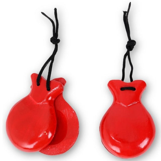 Castagnettes de flamenco Rouges Unies