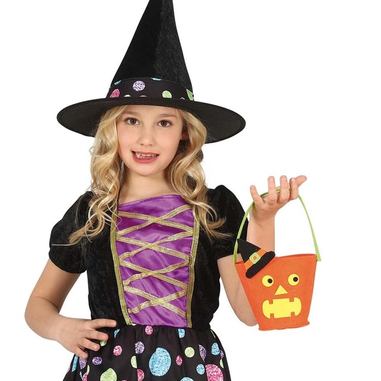 Panier de Citrouille Effrayé