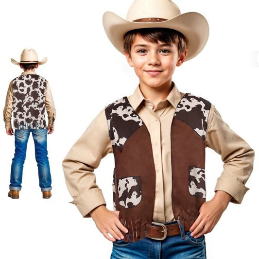 Gilet de Cowboy Marron enfant