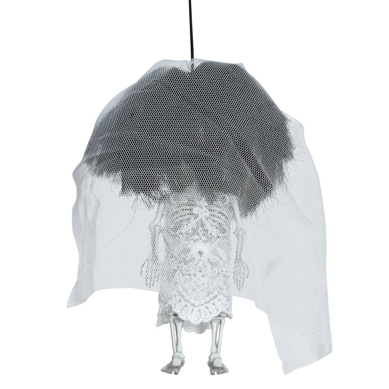 Décoration de Squelette Mariée à la Grosse Tête à Suspendre