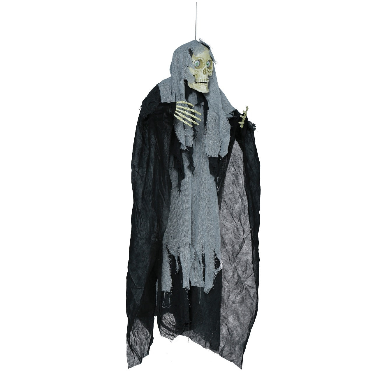 Pendentif squelette aux yeux exorbités