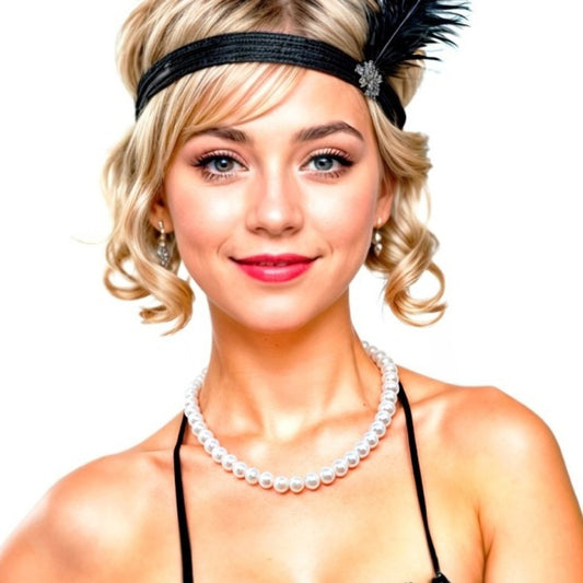 Collier de Perles Blanches Éco