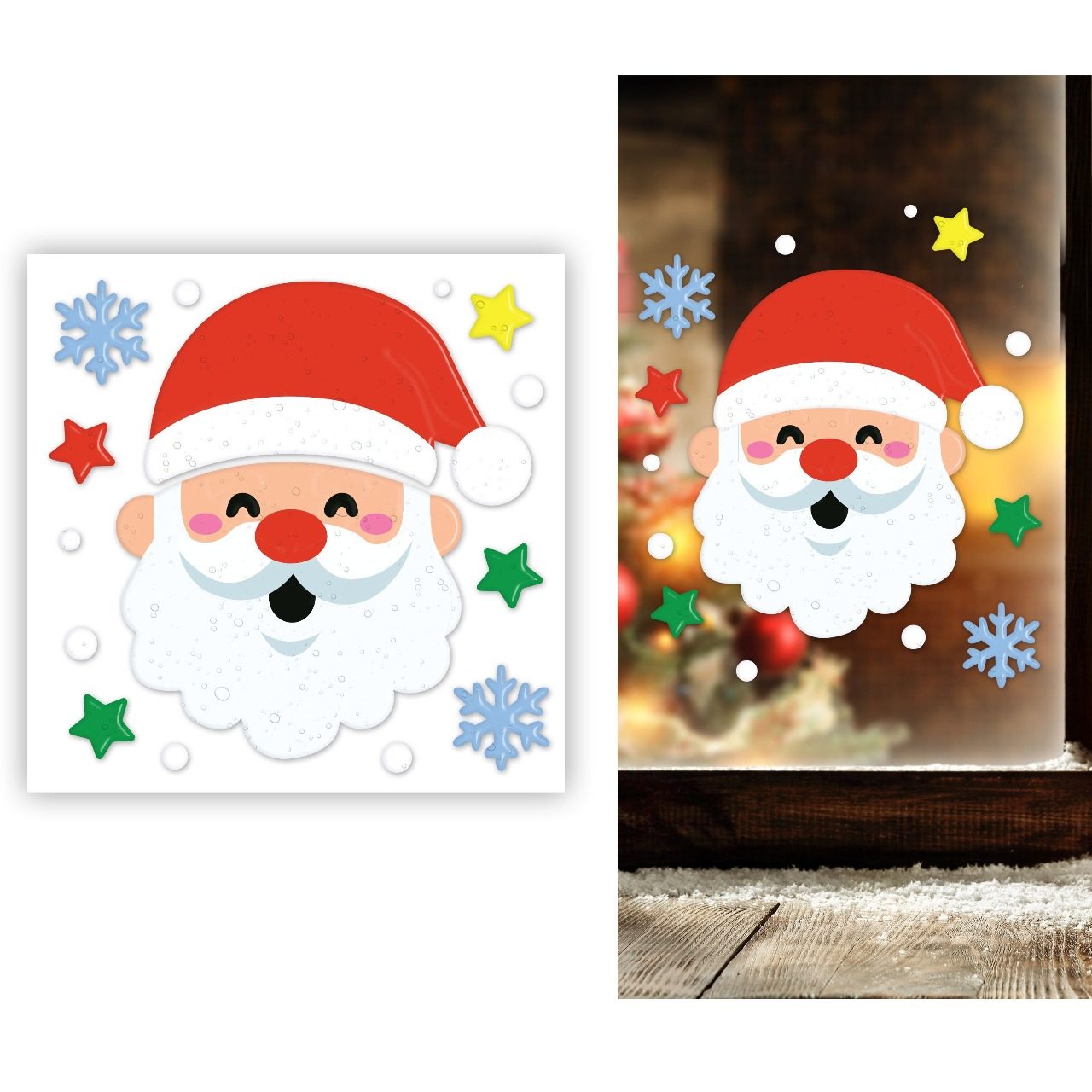 Décoration en gel Père Noël