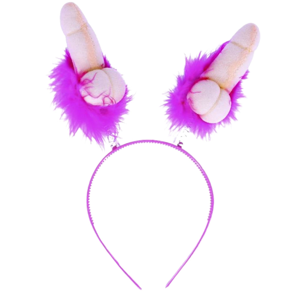 Serre-Tête Penis et Plumes