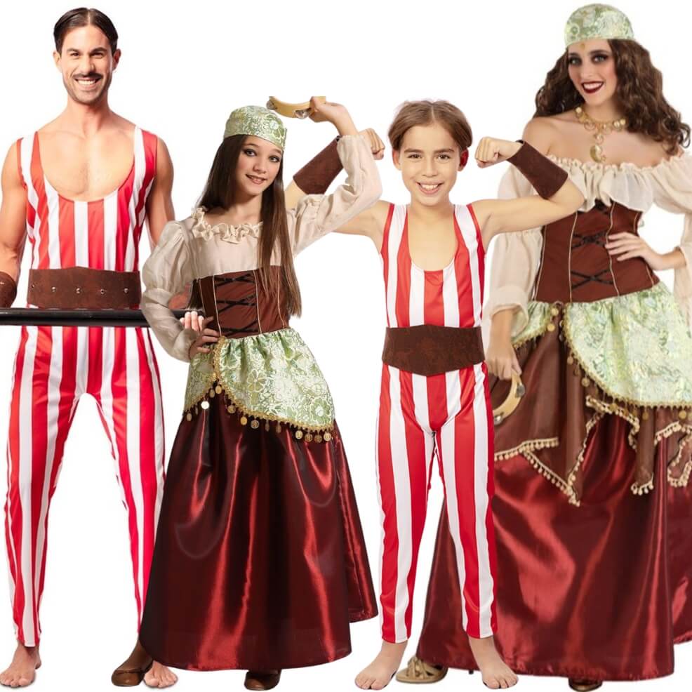 Déguisements en groupe de cirque Classique