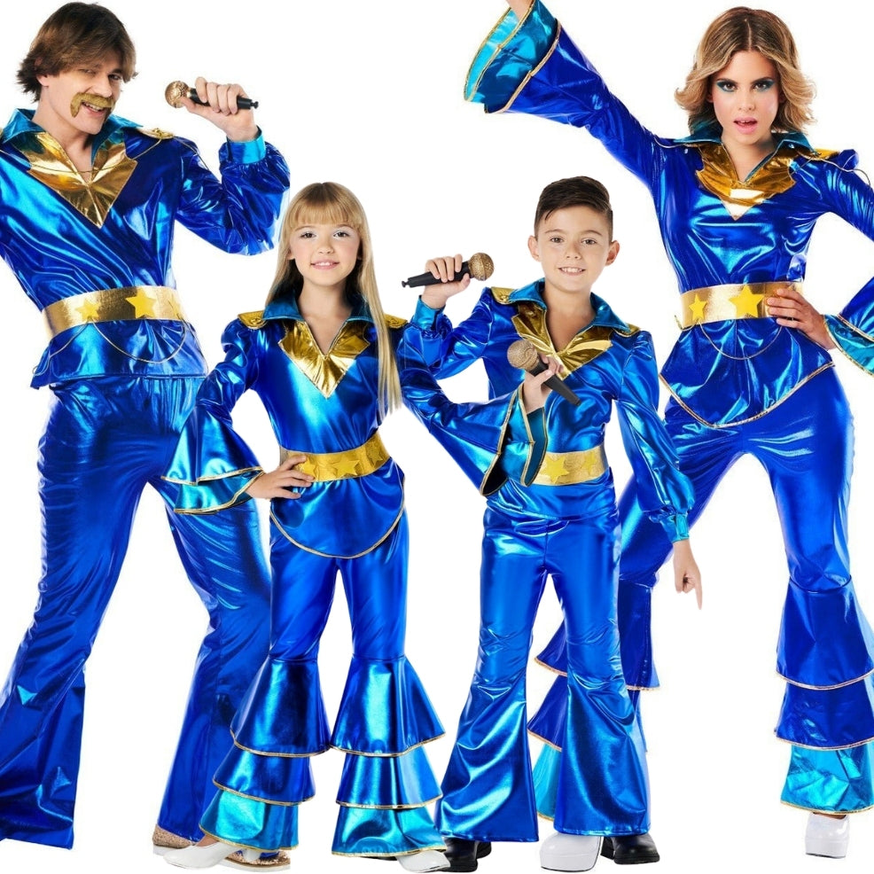 Déguisements de groupe Disco Bleu