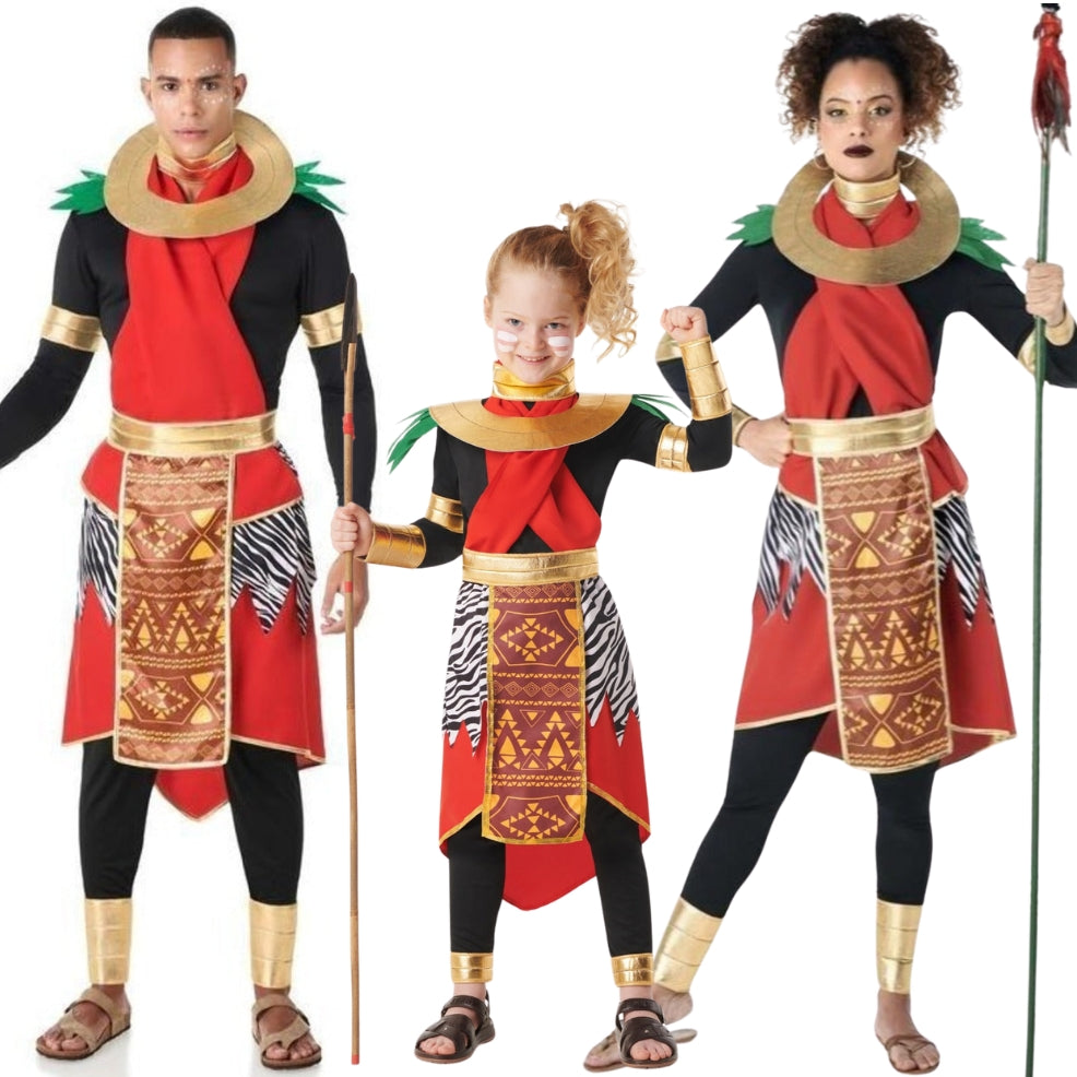 Déguisements de groupe Massaï