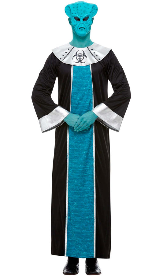 Déguisements de couple Extraterrestres Bleus