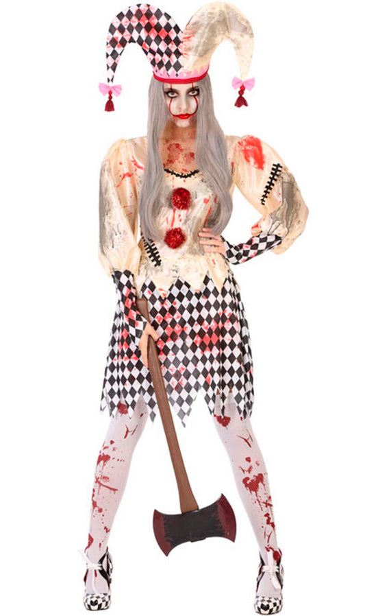 Déguisements de Couple Arlequin Sanglant