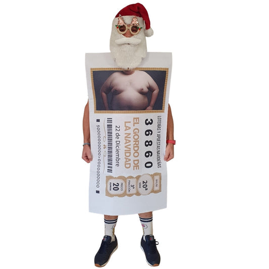 Déguisements de couple Panier de Noël et Loterie