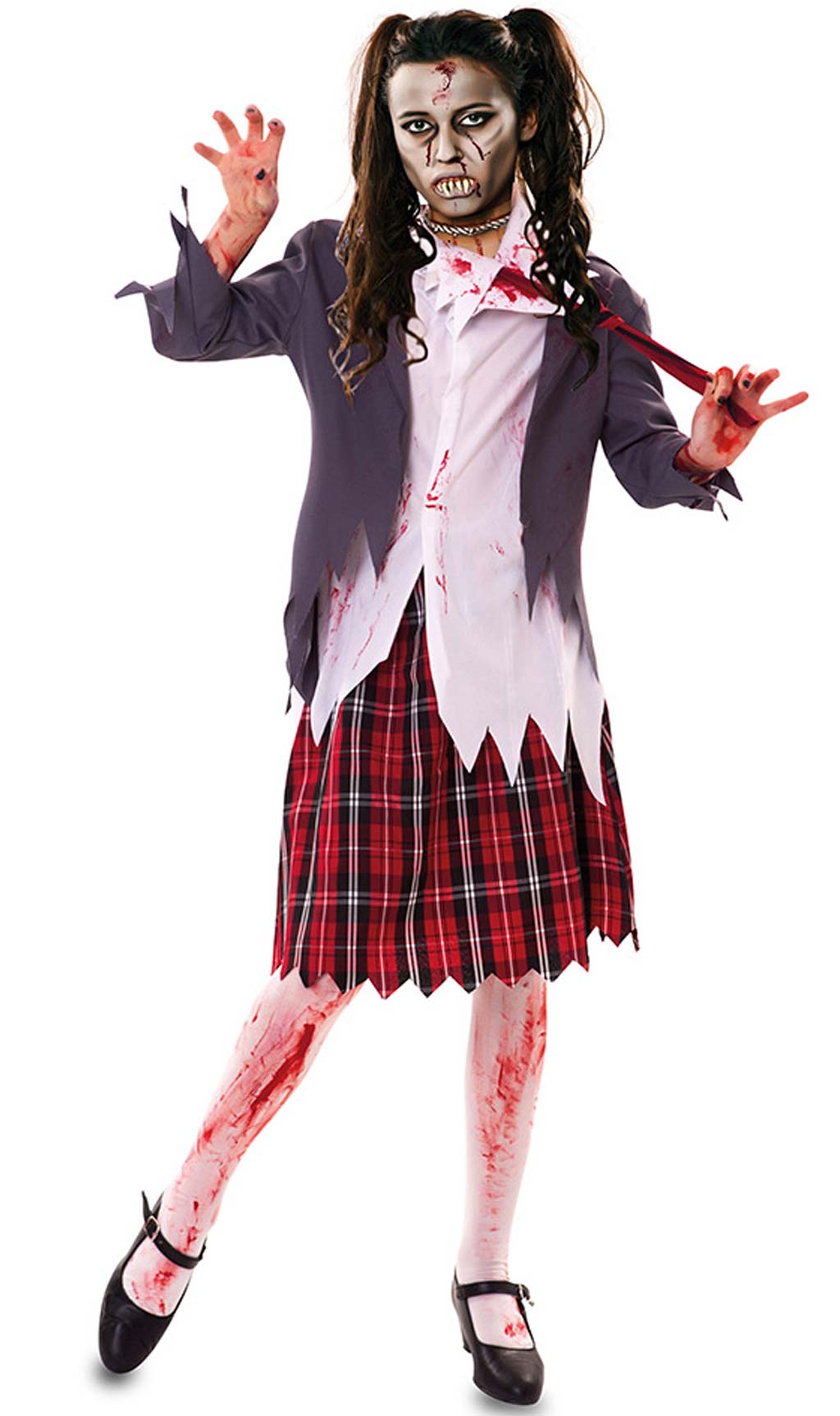 Déguisements de couple Écoliers Zombies