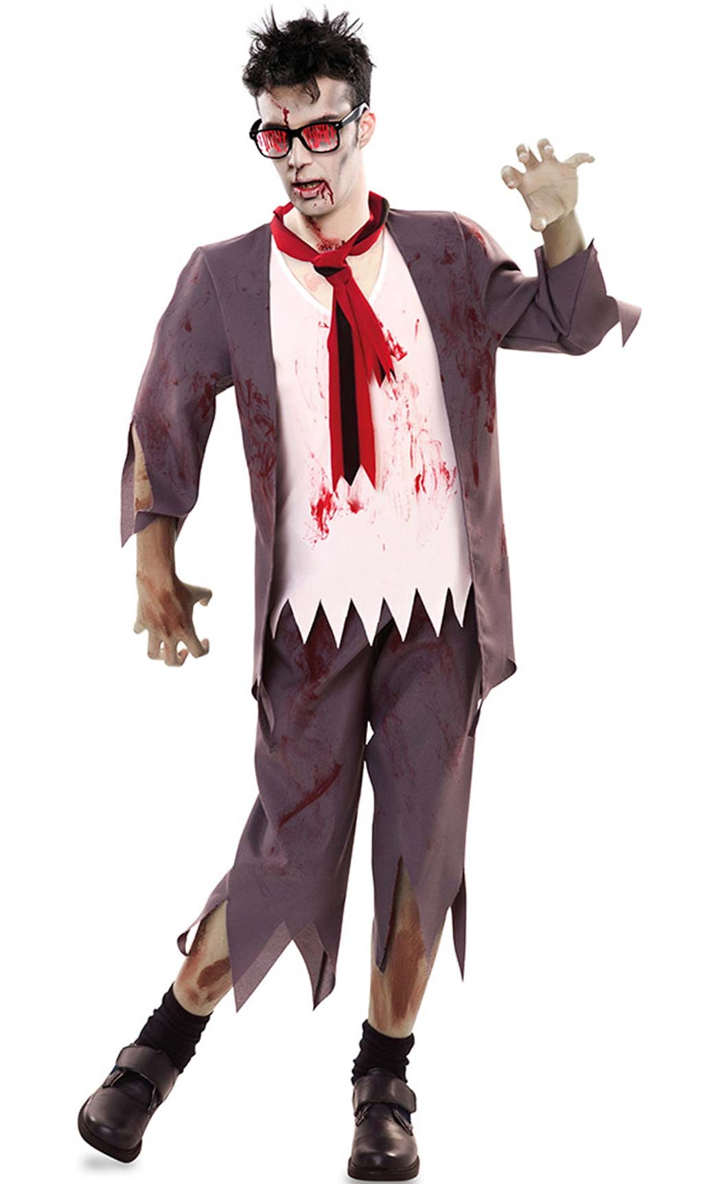 Déguisements de couple Écoliers Zombies