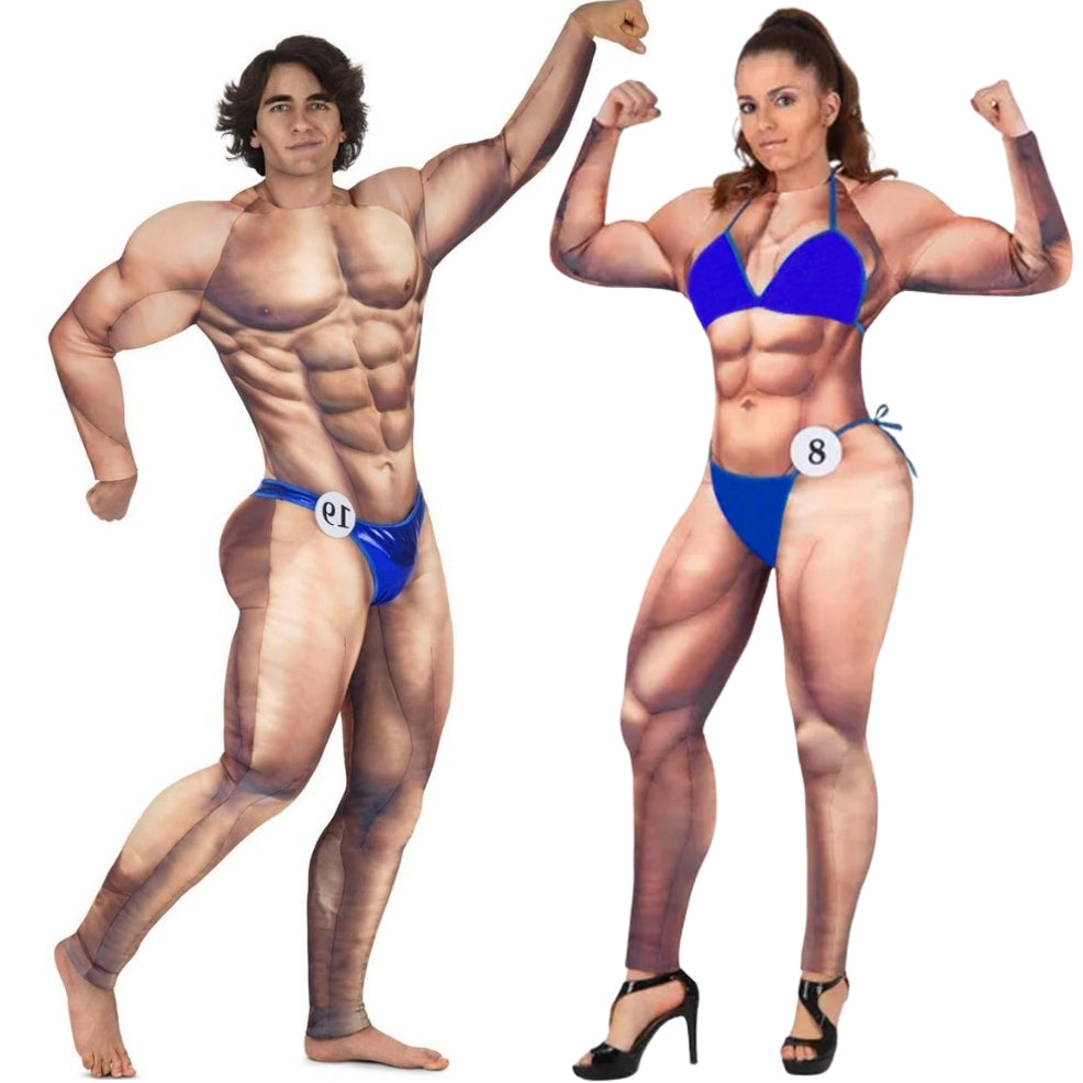 Déguisements de couple de Culturistes
