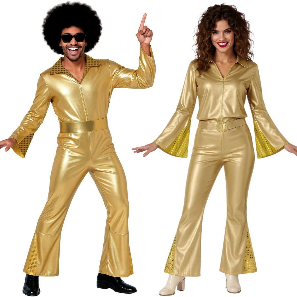 Déguisements en couple Disco Gold