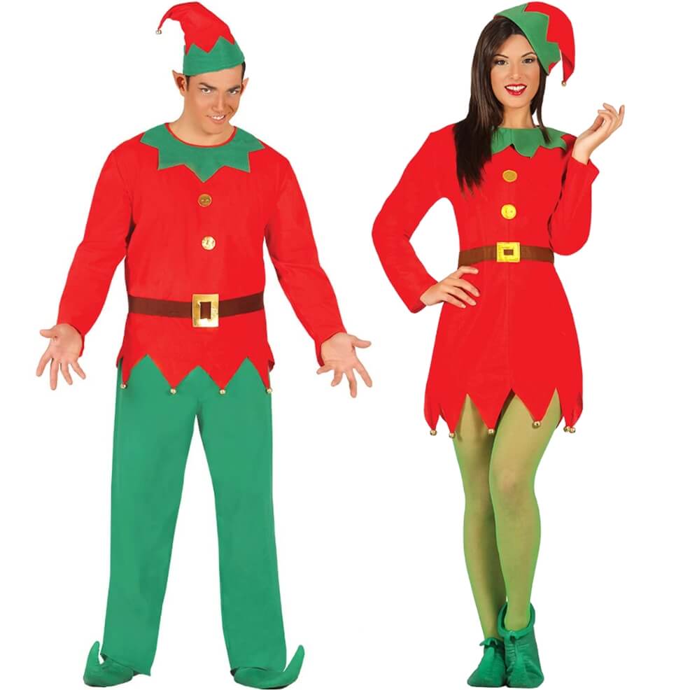 Déguisements de couple Lutins à Grelots