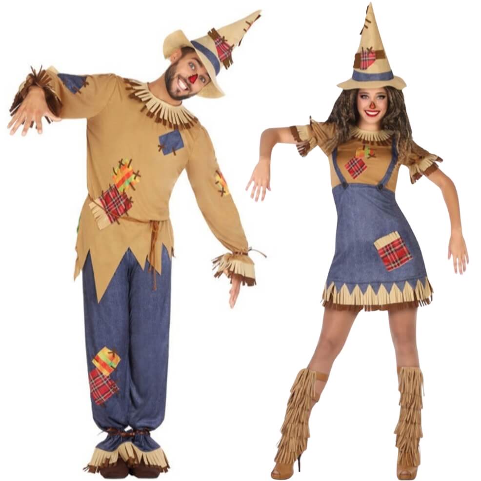 Déguisements de couple Épouvantails