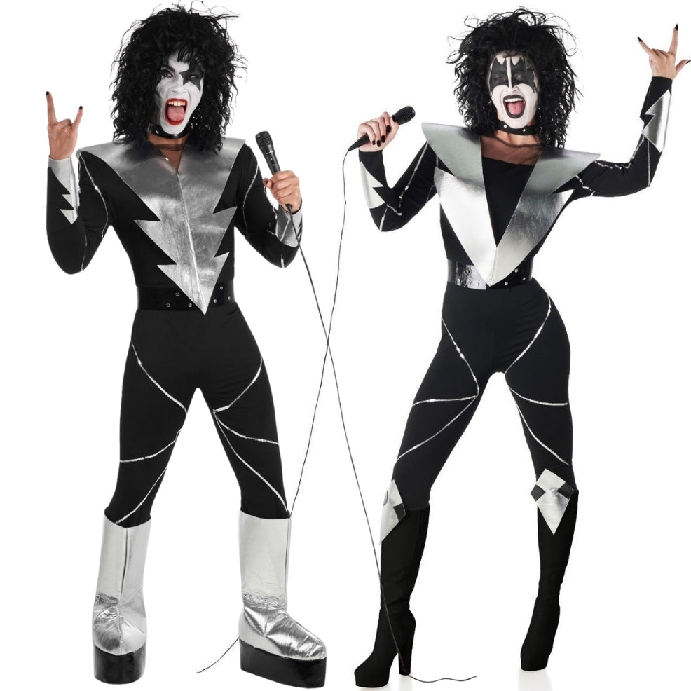 Déguisements de couple Heavy Metal Kiss