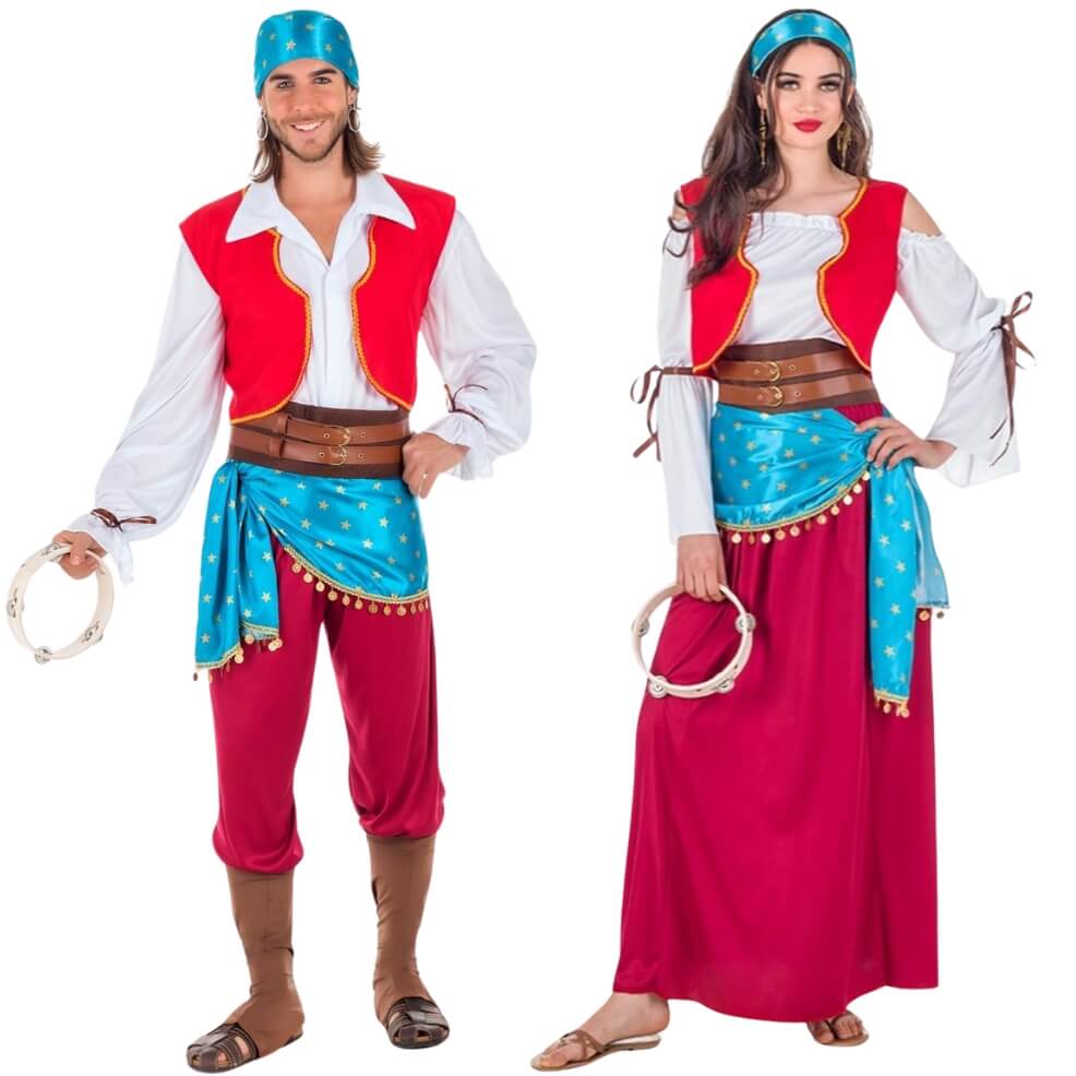 Déguisements de couple Gitans