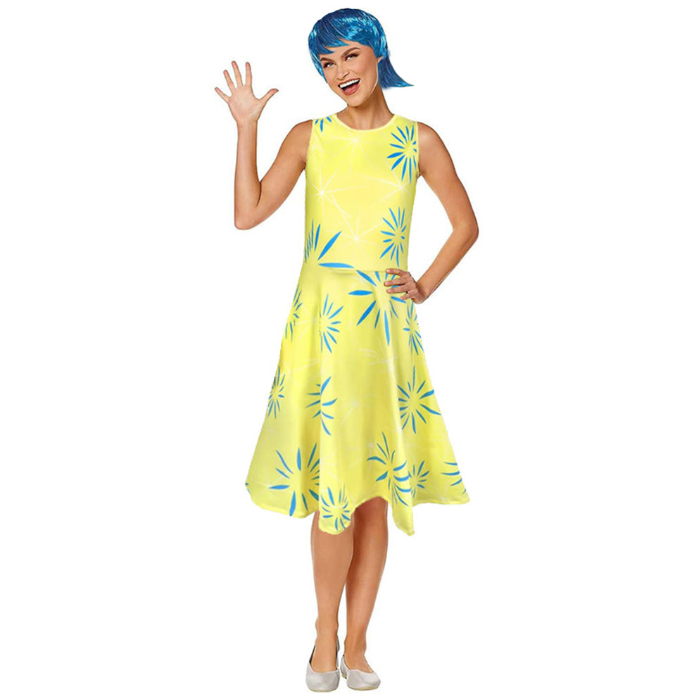 Déguisement de Joie Vice-versa pour femme