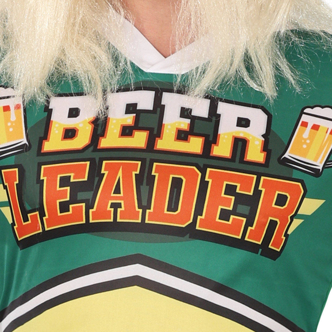 Déguisement de Pom-pom girl Beer Vert pour homme