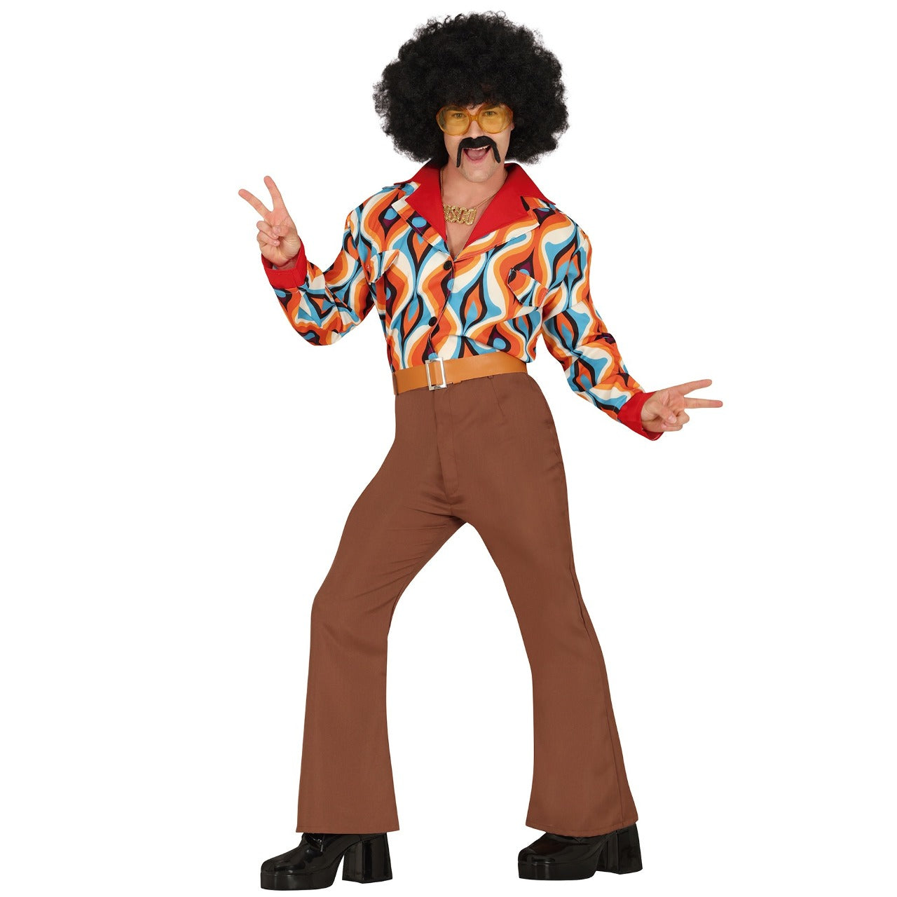 Costume Rétro Des Années 70 Pour Homme - Costume Disco - 17 Pièces, image size:1280x1280