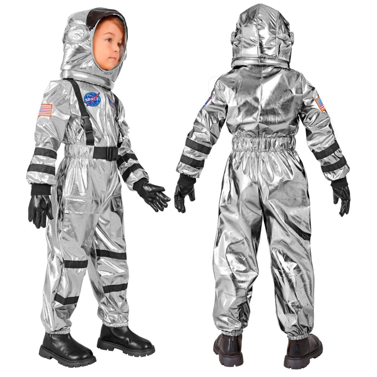 Déguisement d'Astronaute Space Argent pour enfant
