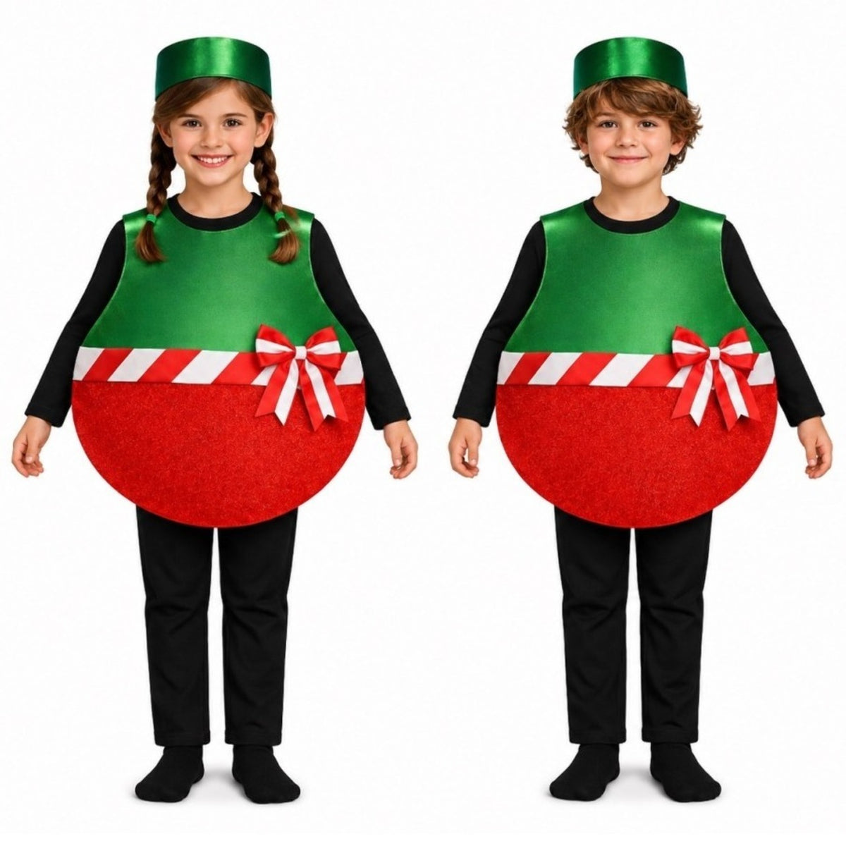 Déguisement Boule de Noël Nœud enfant