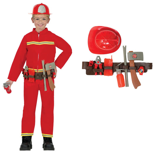 Déguisement Pompier avec Outils enfant