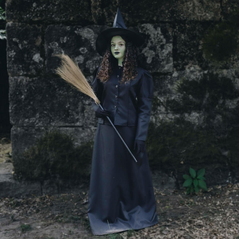 Déguisement de Sorcière Elphaba pour femme