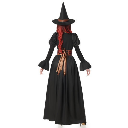 Déguisement Sorcière Noir Corset femme
