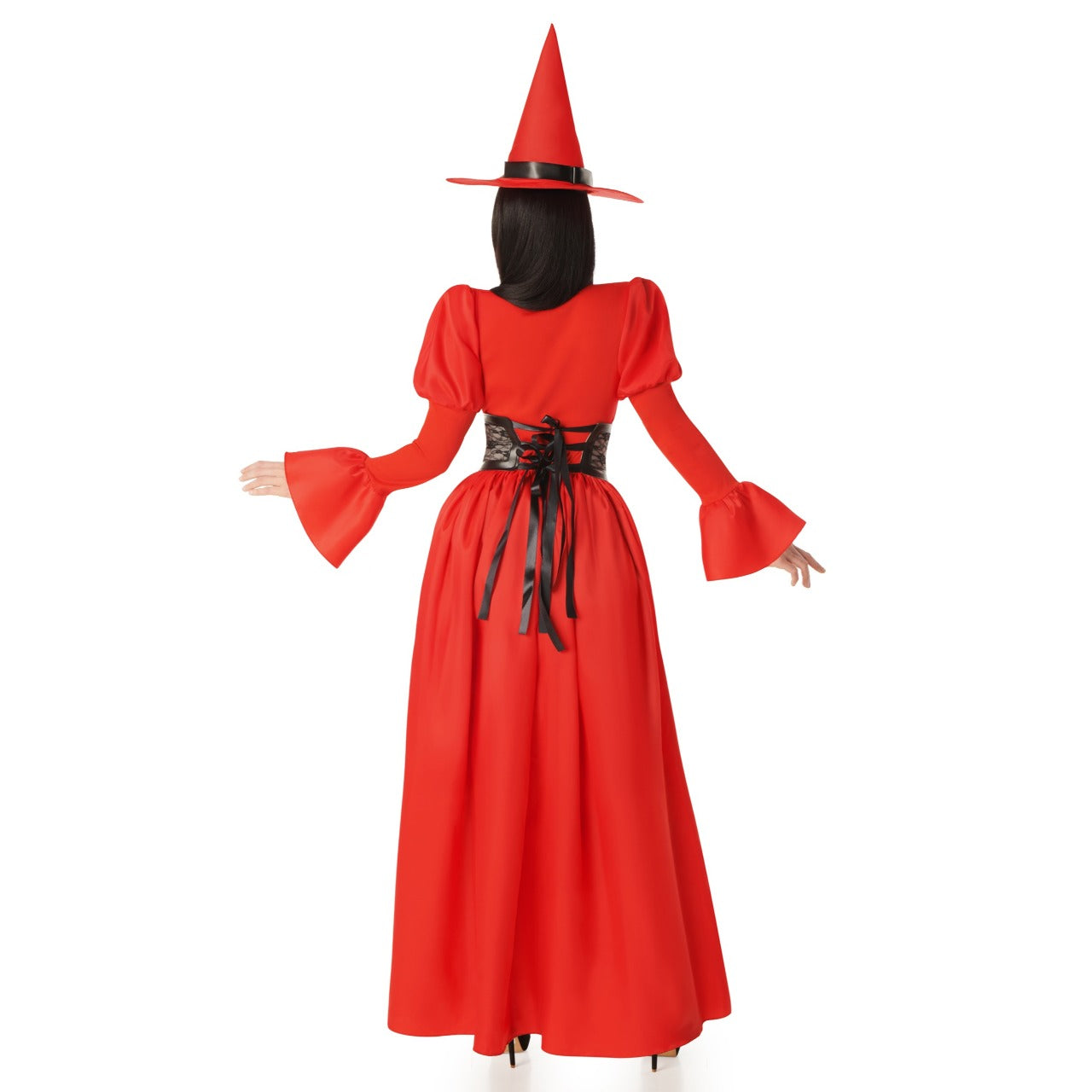Déguisement Sorcière Rouge Corset femme