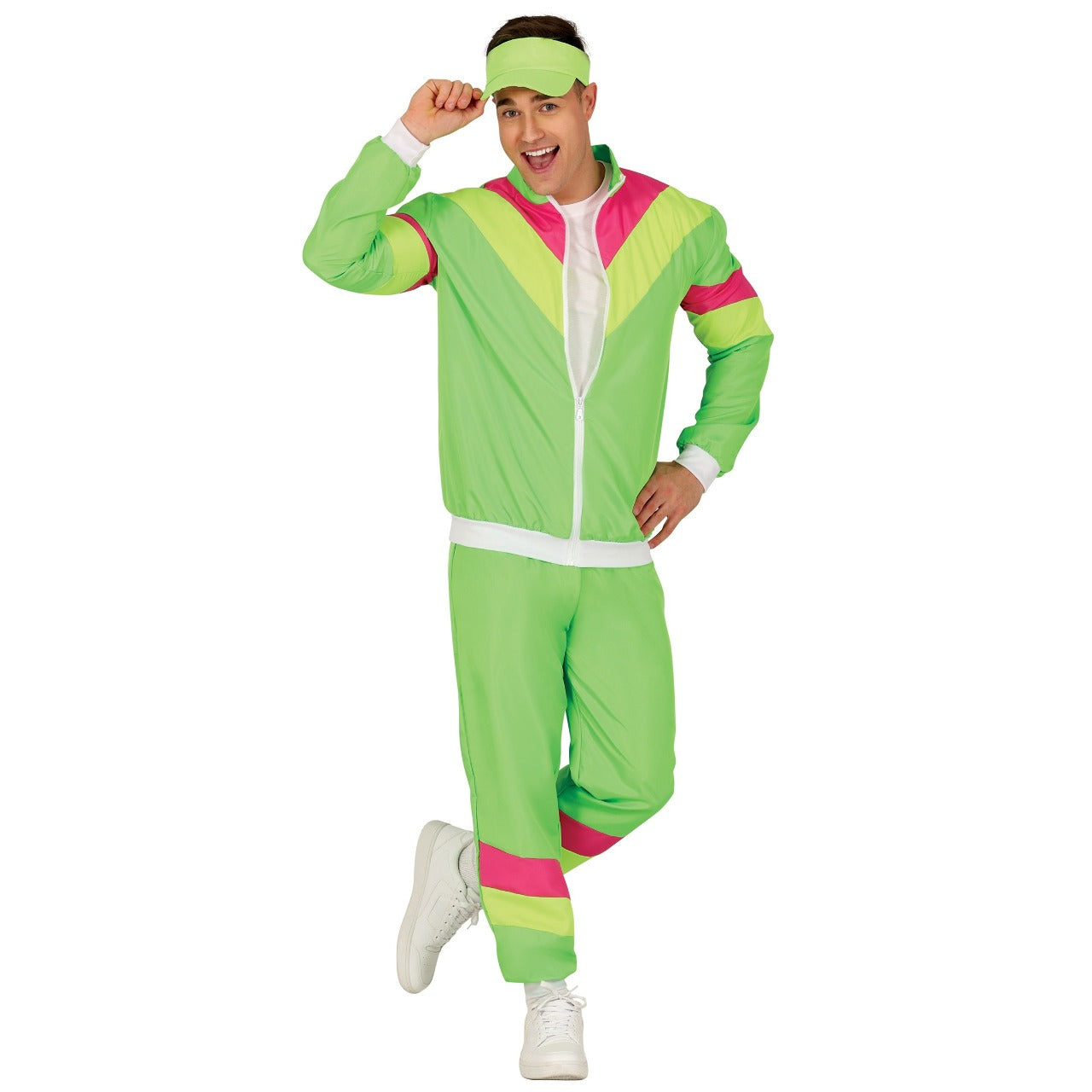 Costume Années 80 Complet Homme Femme - Survêtement Rétro Avec Accessoires 80s 10 Pièces