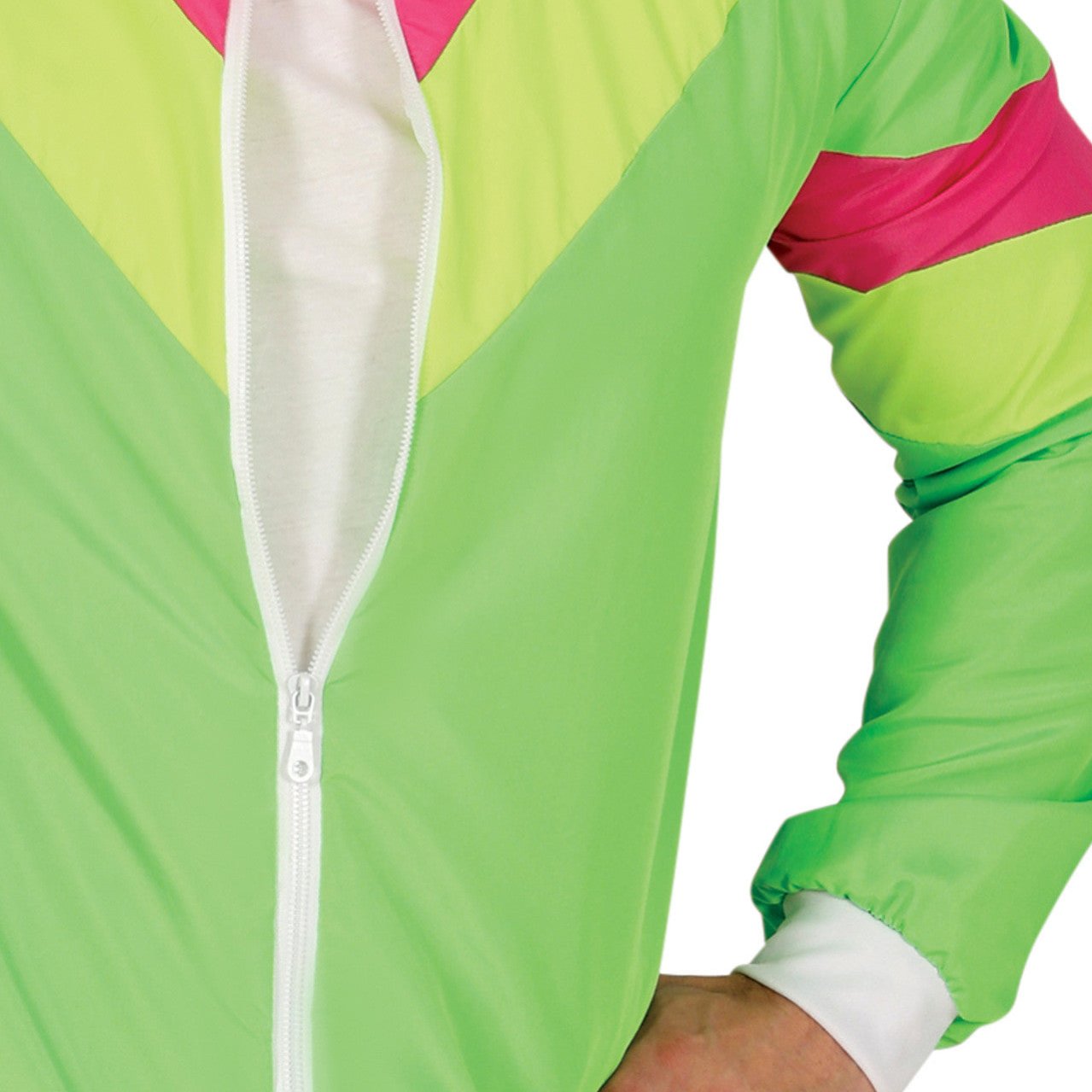 Déguisement Survêtement Vert Années 80 pour adulte