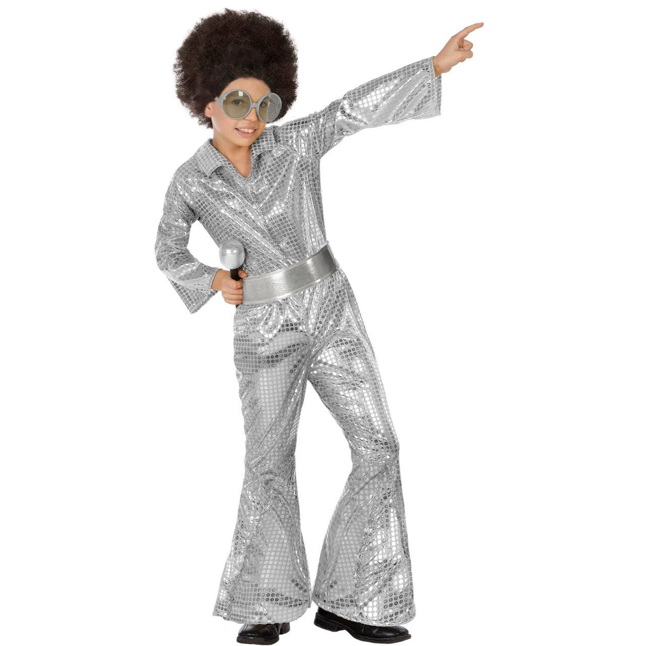 Déguisement Disco Argenté Fashion Garçon