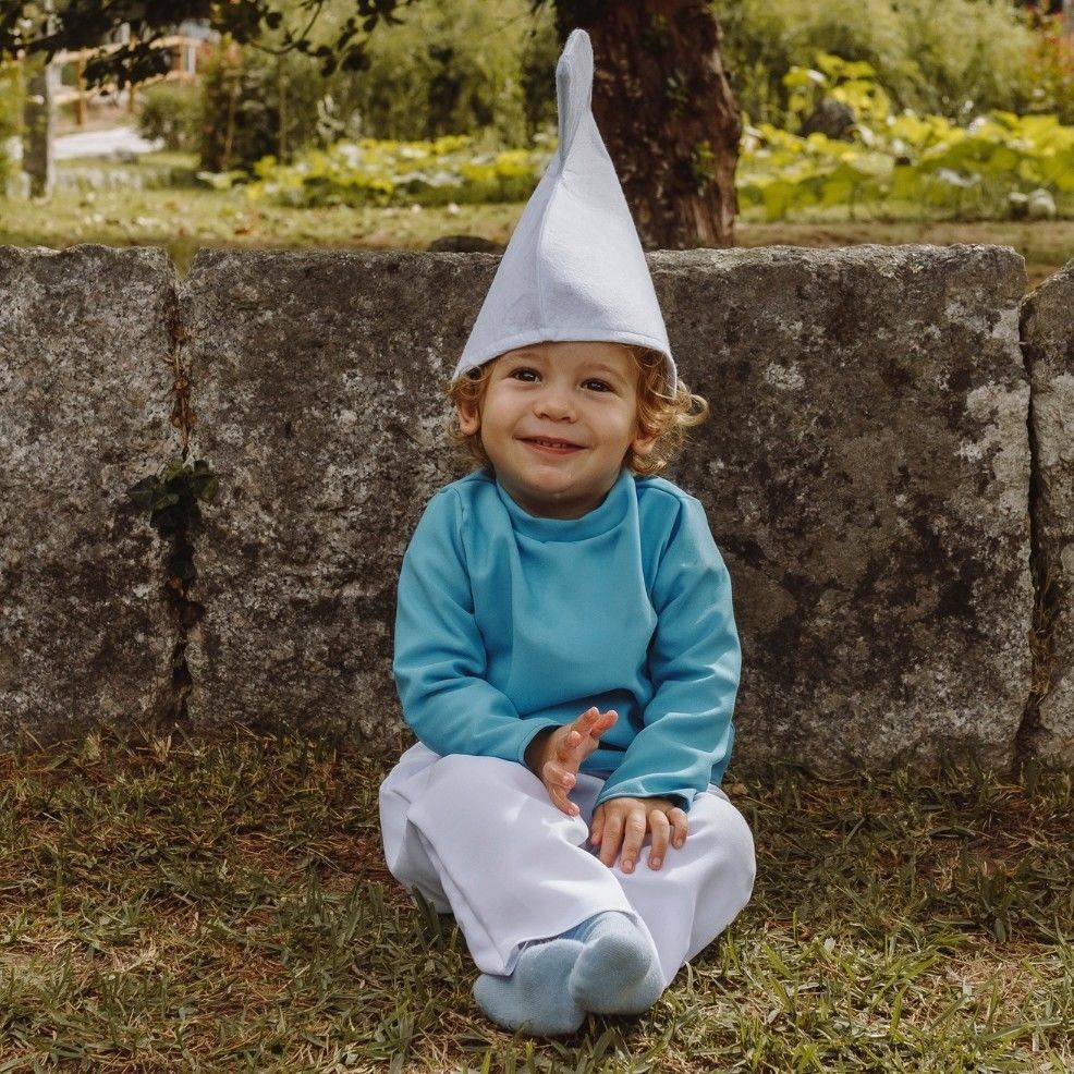 Déguisement de Lutin Bleu Classique pour bébé