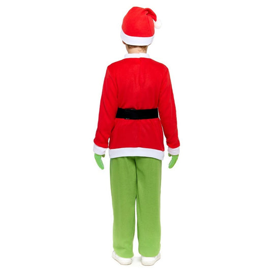 Déguisement de lutin Grinch éco pour enfant