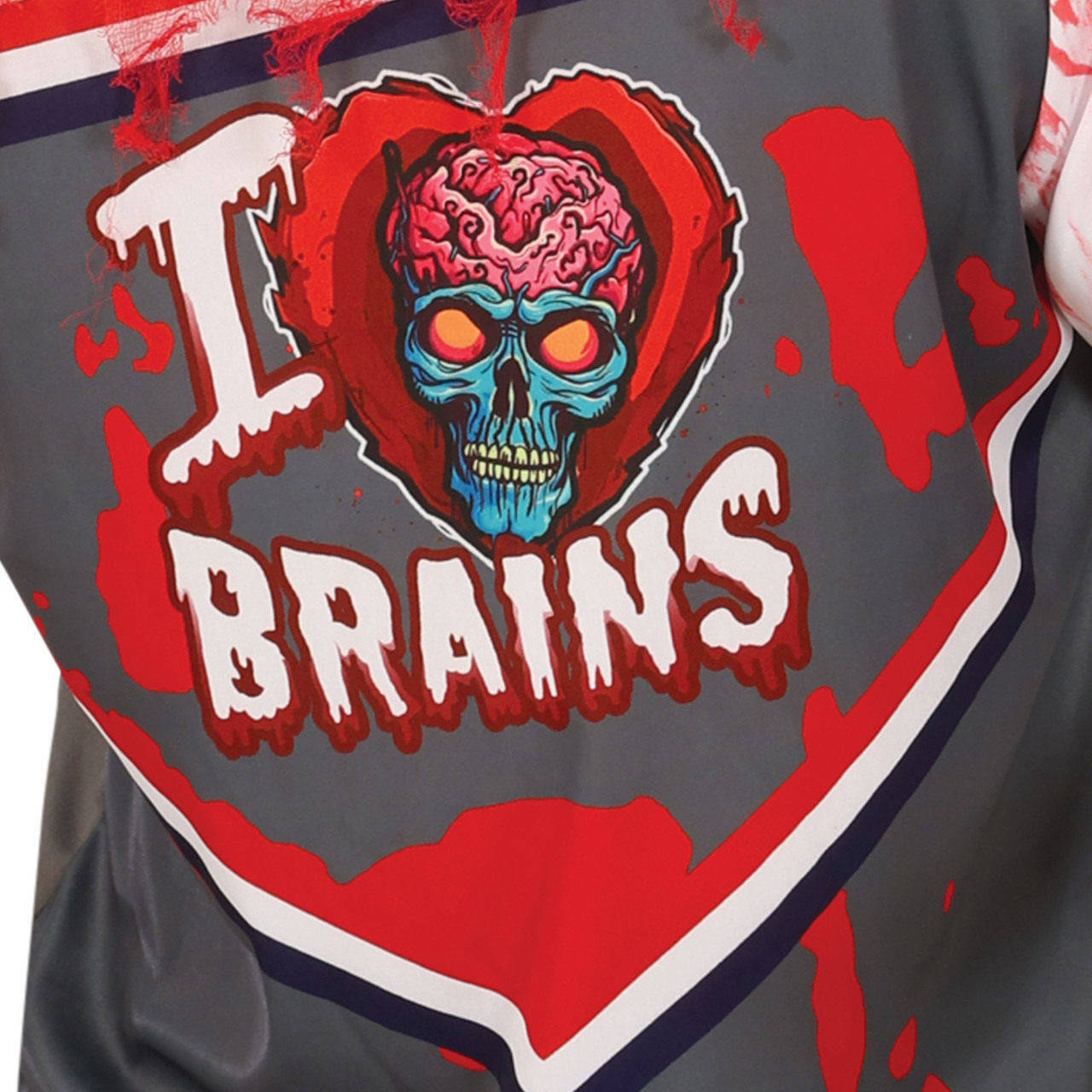 Déguisement de Joueur de Rugby Zombie Brains pour homme