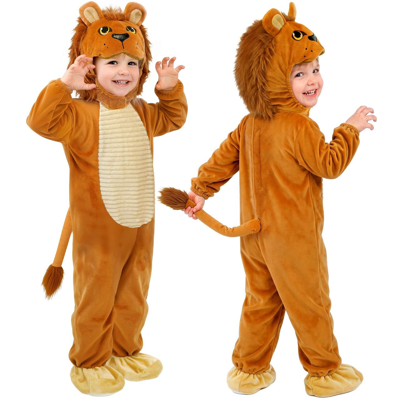 Déguisement de lion doux pour bébé