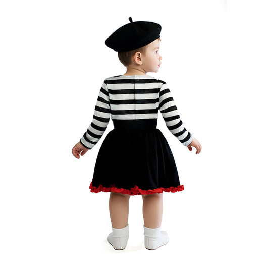 Déguisement de mime béret pour bébé