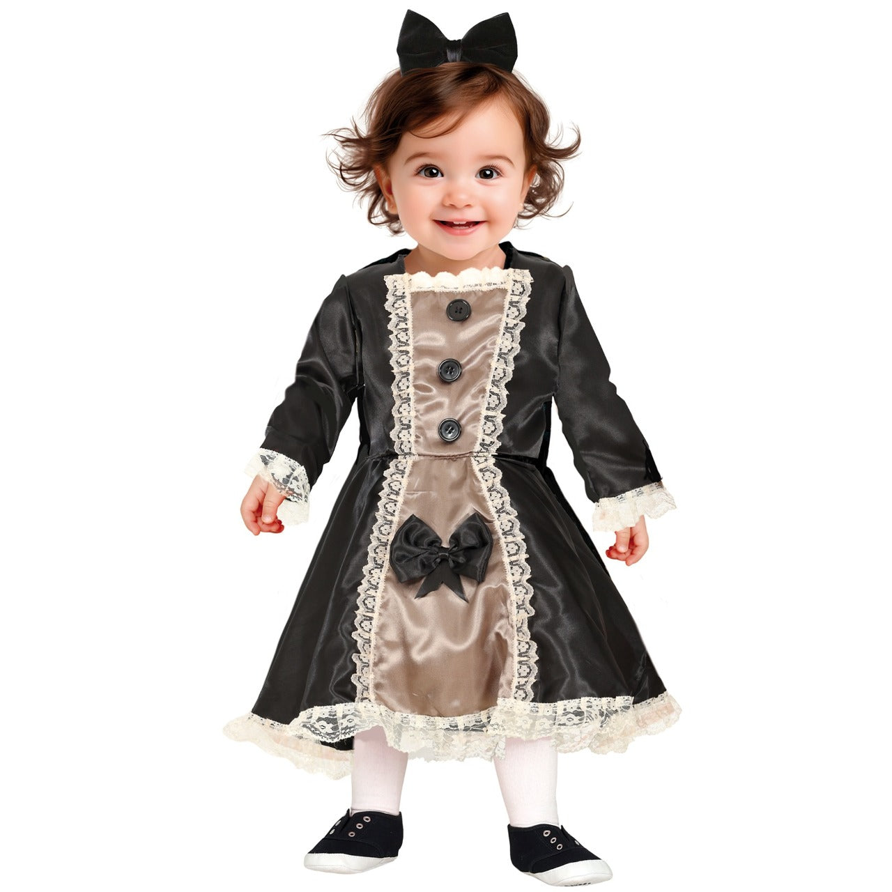 Costume de poupée sinistre pour bébé