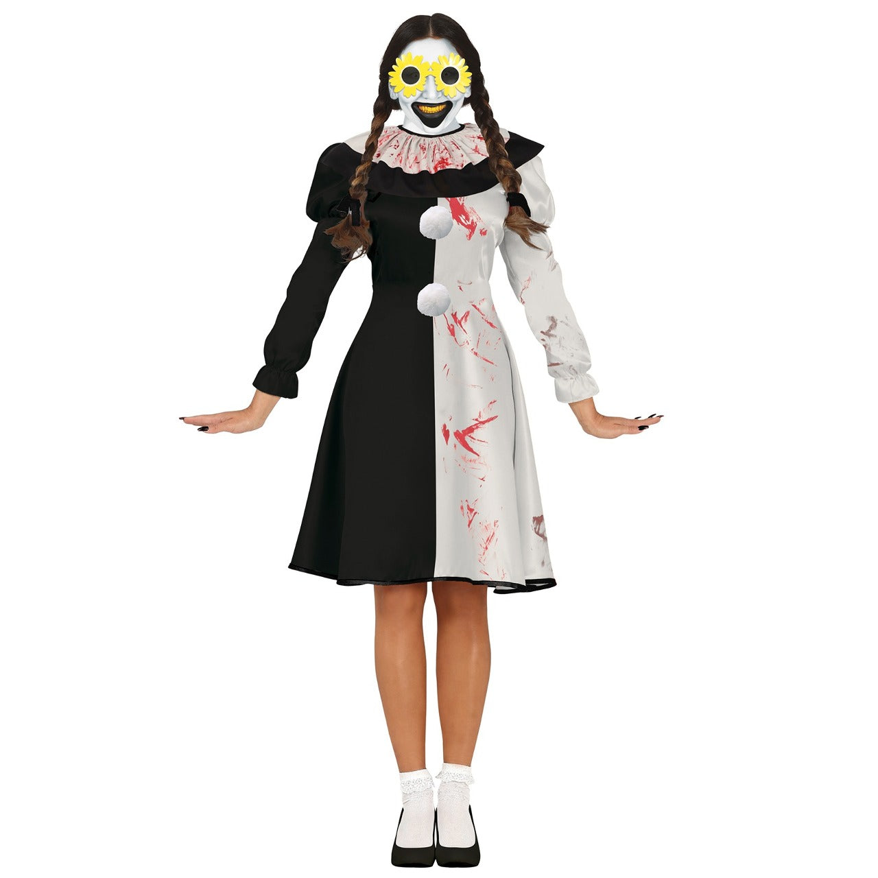 Caxndycing Costume de clown, combinaison, tenue, pour Halloween, carnaval, « Terrifier Caxndycing Costume de clown, combinaison, tenue, pour Halloween, carnaval, « Terrifier
